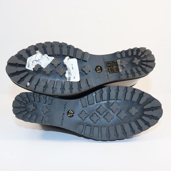 Tory Burch Black Suede Wedge Boots 6.5M – New w/ Dust Bag - Picture 5 of 6